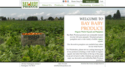 Desktop Screenshot of baybabyproduce.com
