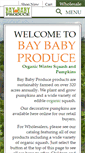 Mobile Screenshot of baybabyproduce.com